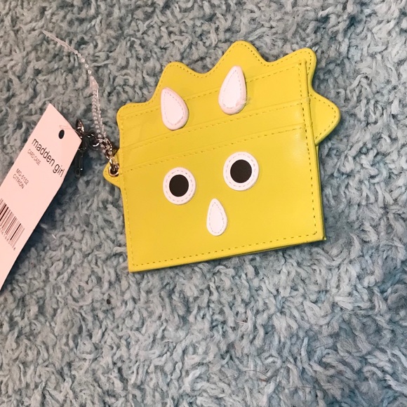 Madden Girl Accessories - Madden Girl Dino Citron Card Case, NWT